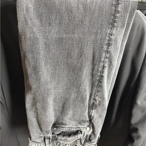 Robert Graham Men's Slim Straight Jeans in Charcoal Gray